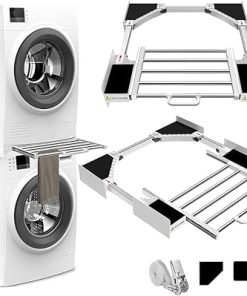 Universal Washer Dryer Stacking Kit with Pull Out Drying Rack