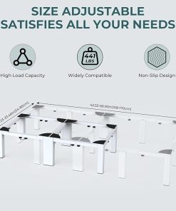 Heavy Duty Adjustable Washer Dryer Pedestal Stand for Home Use 2