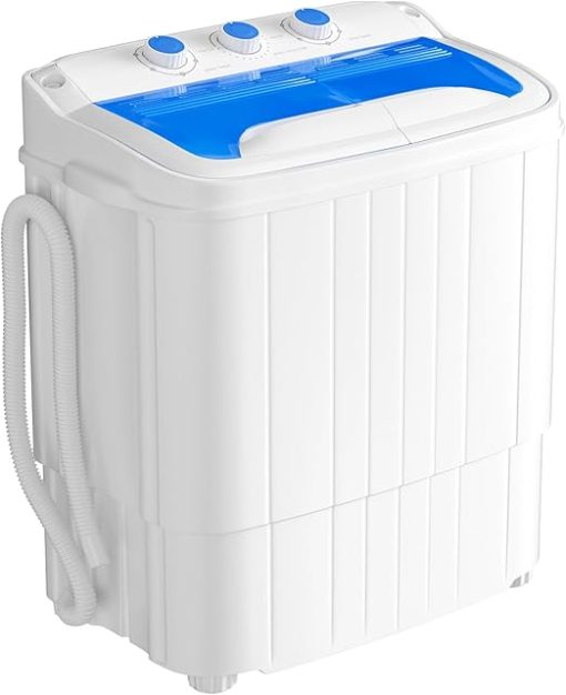 Portable Twin Tub Washing Machine 16lbs Mini Compact Washer for Dorms - Image 2