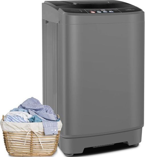 Nictemaw Full-Automatic Portable Washing Machine 20Lbs Capacity
