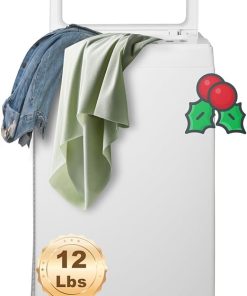 Portable 7 Cu Ft Washer 12 Lbs Fully Automatic Compact Top Load