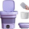 Portable 1000W Electric Clothes Dryer with Timer for Home and Travel 4