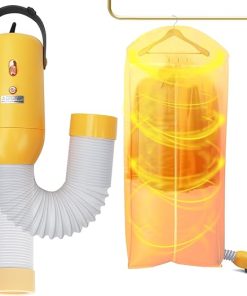 Portable Mini Clothes Dryer with Telescopic Tube for Travel Use