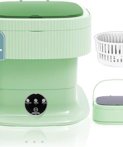 Compact 15L Portable Washing Machine and Spin Dryer for Travel