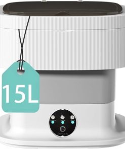 Portable Washer 15 L 60W Compact Machine for Underwear Baby Clothes