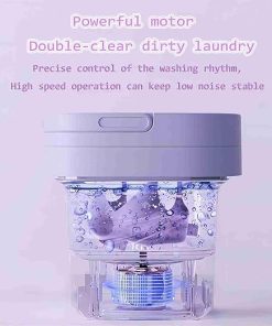 Compact 8L Portable Washing Machine for Travel and Camping Use 2