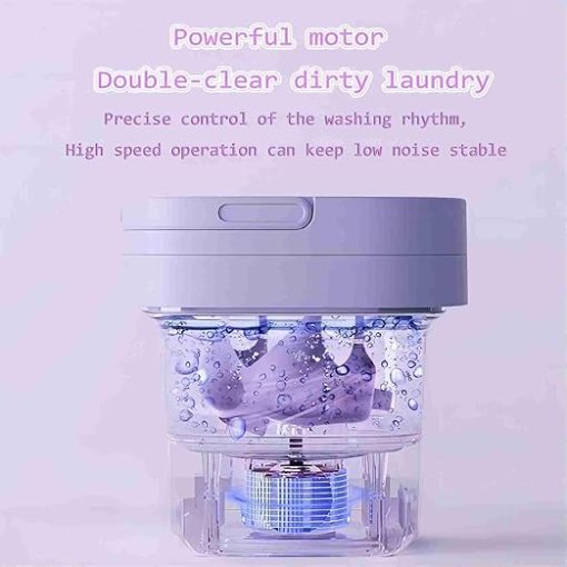 Compact 8L Portable Washing Machine for Travel and Camping Use - Image 2