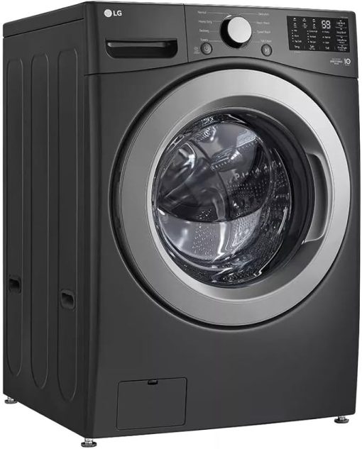 LG Front Load Washer 27 Inch 5.0 Cu. Ft. Smart Diagnosis 8 Wash Programs - Image 2