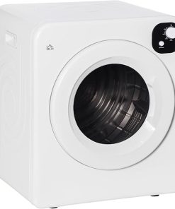 Compact 1300W Clothes Dryer with Intelligent Drying for Apartments