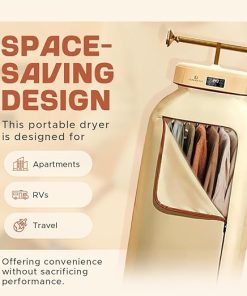 Portable Clothes Dryer for Laundry Compact Travel Dryer for Light Clothes 2