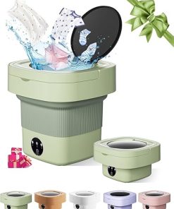 Portable 9L Mini Washing Machine for Laundry, Baby Clothes, and More