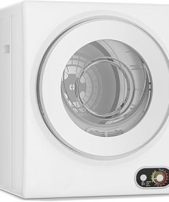 Compact 120V Stainless Steel Portable Dryer for Small Spaces Gray