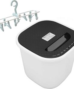 Yoidesu Portable Washing Machine USB Powered Mini Washer with Drying Rack
