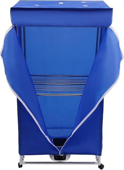 Portable Foldable Mini Clothes Dryer 1200-1500W with Touch Screen - Image 2