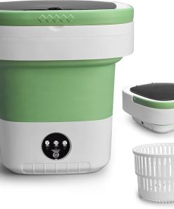 Portable Mini Washing Machine with Spin Basket for Easy Laundry