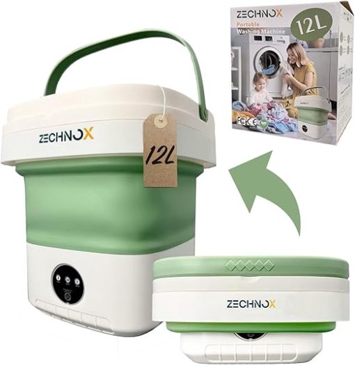 Compact 12L Portable Washing Machine for Travel and Apartment Use - Image 2