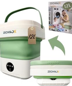 Compact 12L Portable Washing Machine for Travel and Apartment Use