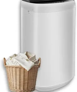 Compact 0.9 Cubic Foot Portable Washing Machine for Homes and Apartments