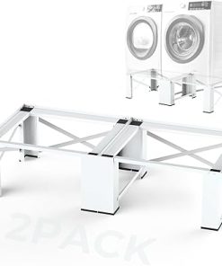 Washer Dryer Pedestals 29 Inch Steel Stand for 4.8-5.3 cu ft Machines