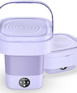 Compact Portable Washing Machine for Travel, Camping, and Home Use
