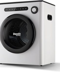 110V 11lbs Portable Clothes Dryer 950W Compact Laundry Machine White
