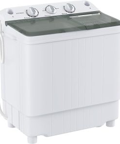 Compact Twin Tub Portable Washing Machine 9.9 Lbs for Home and RV