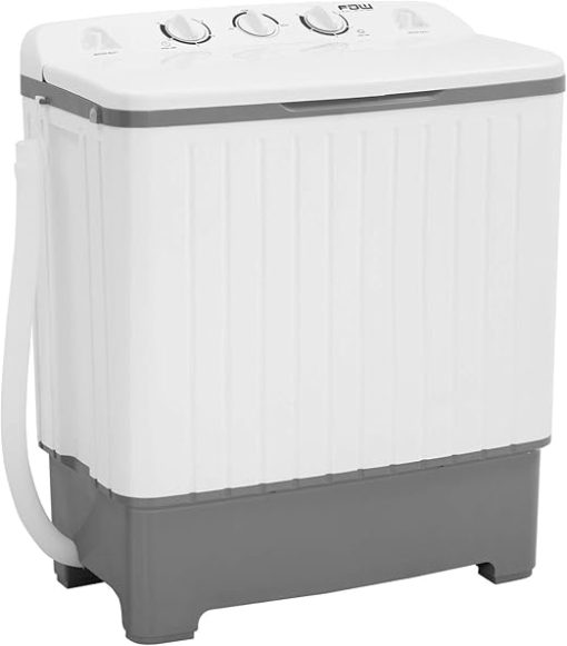 Portable Washing Machine 17 lbs Mini Twin Tub for RVs and Dorms