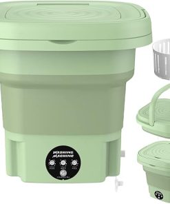 Portable Mini Washer 8L Foldable Laundry Machine for Deep Cleaning 2
