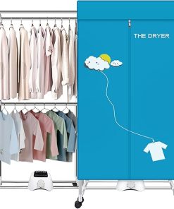 Portable Electric Clothes Dryer 110V 1000W Stackable 15kg Capacity