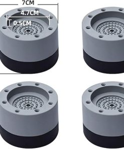 4 Pack Anti Vibration Pads for Washing Machine Feet Support Mat 2