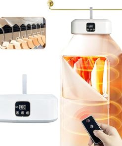 Compact Portable Clothes Dryer with Remote Control and Drying Bag