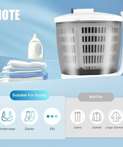 Portable 2 in 1 Non-Electric Mini Washing Machine for Travel 2