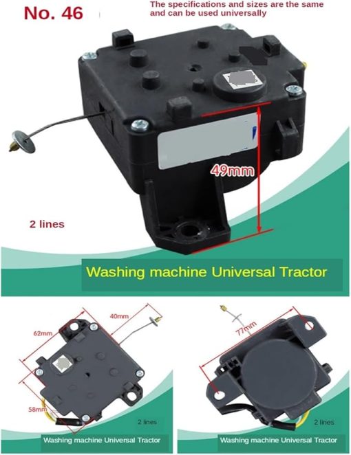 ALturn XPQ-B Washing Machine Tractor and Drain Valve Motor - Image 2