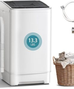 1.6 Cu Ft Portable Washing Machine Full Automatic Washer for Apartments