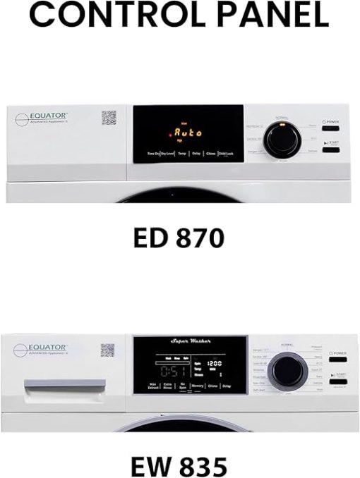 Equator Deluxe Matching Laundry Set Washer and Dryer Combo - Image 2
