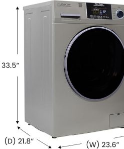Equator Vented Washer Dryer 30 Percent Faster 15lb Capacity Silver 2
