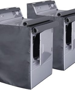 Washer and Dryer Covers 2 Pack Waterproof Dustproof Zipper Design