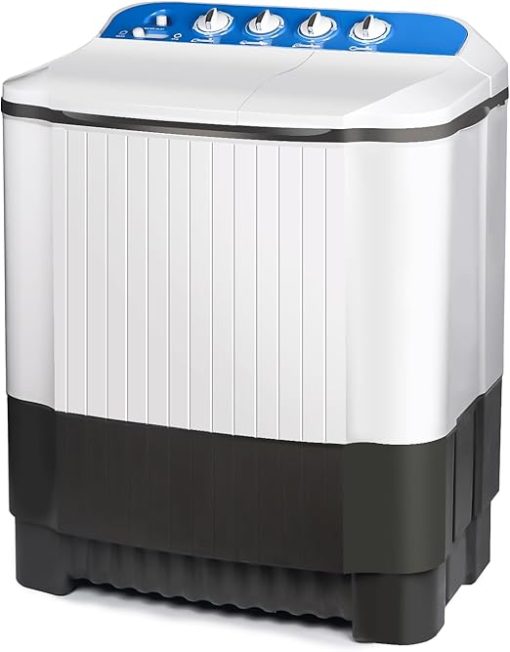 Compact Portable Washing Machine 15.5 Lbs Semi-Automatic Twin Tub - Image 2