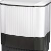 Compact Portable Washing Machine 15.5 Lbs Semi-Automatic Twin Tub