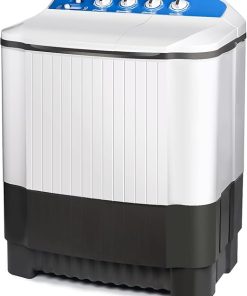 Compact Portable Washing Machine 15.5 Lbs Semi-Automatic Twin Tub