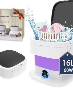 Portable 16L Mini Washing Machine for Travel and Camping Use