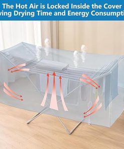 Heated Clothes Airer Drying Cover for Indoor Laundry Drying 2