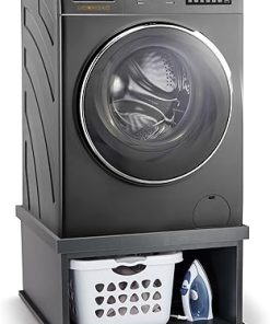 Ivation Wooden Laundry Pedestal for All Washer and Dryer Models