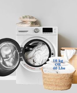 SMETA 4.6 cu.ft Front Load Washer with Steam 12 Wash Cycles 120V