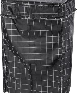 Portable Washing Machine Cover XL Black Checkered 24x25x37 Inches
