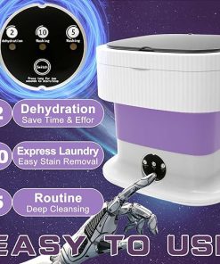Portable 16L Mini Washing Machine for Travel and Camping Use 2