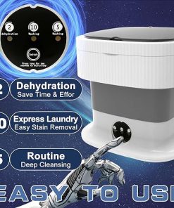 Portable 16L Mini Washing Machine for Travel and Camping Use 2