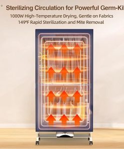 1000W Portable Clothes Dryer for Apartments and Home Use 2