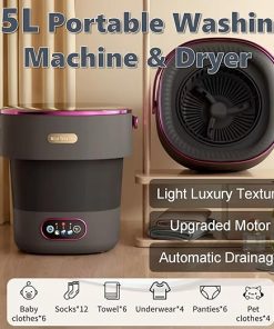 Compact 15L Portable Washer and Dryer for Travel and Camping 2
