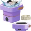 Portable Twin Tub Washing Machine 16lbs Mini Compact Washer for Dorms 4